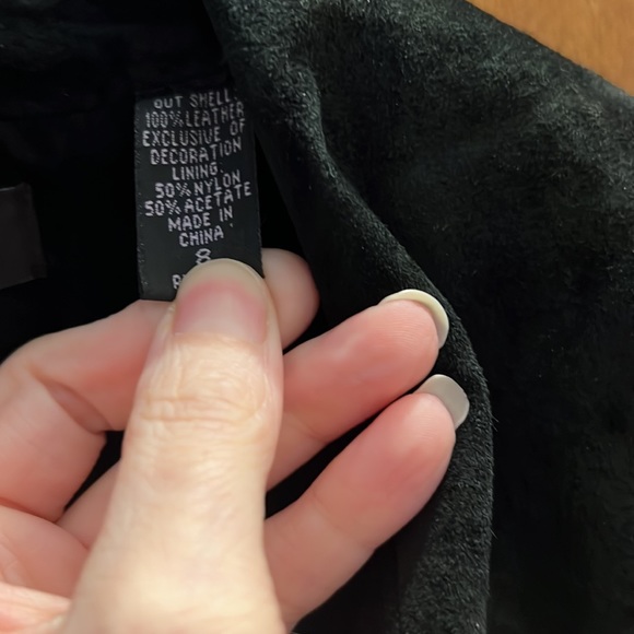 Black leather jacket - Picture 4 of 6